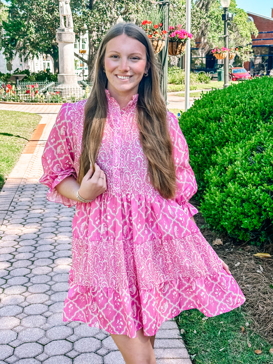 Summer Nights Pink Dress