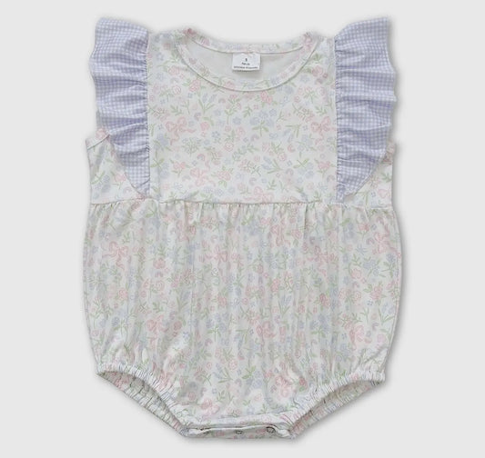 Flutter Floral Baby Romper