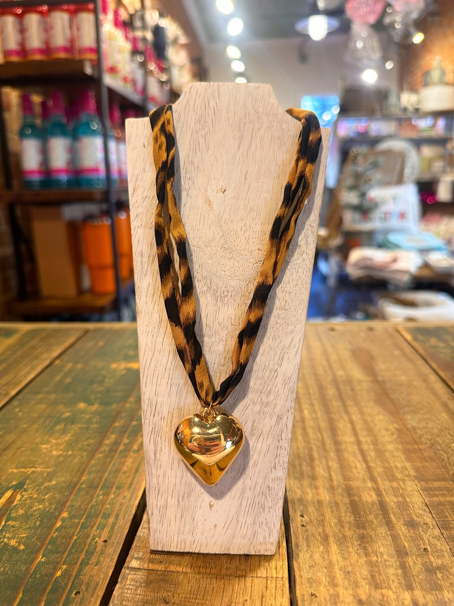 Scarf Heart Necklace