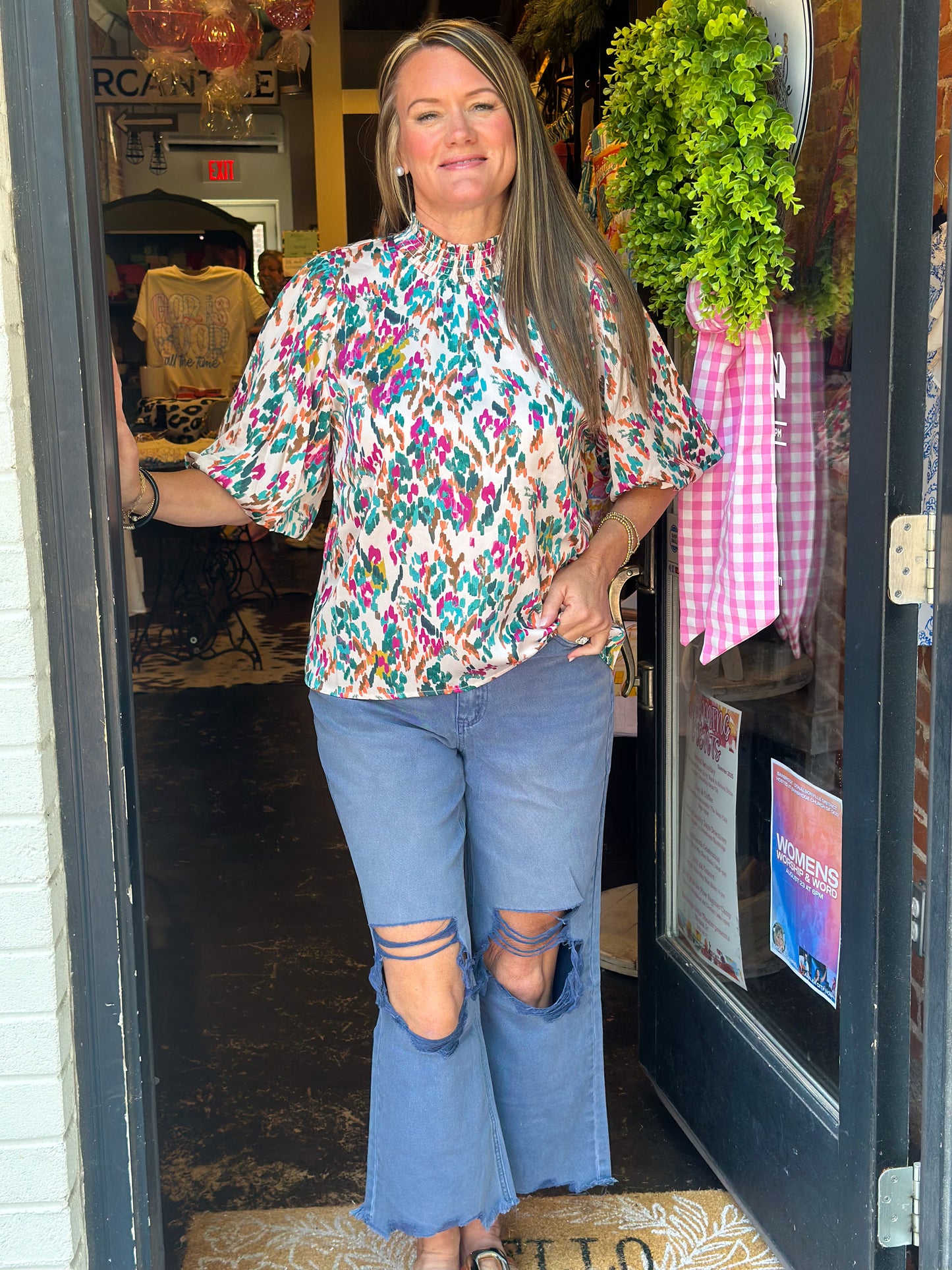 Addie Abstract THML Top