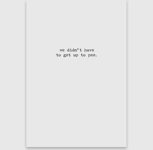 All Nighter Greeting Card