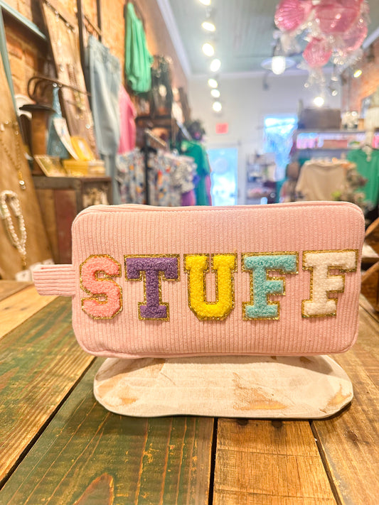 Corduroy STUFF Makeup Bag