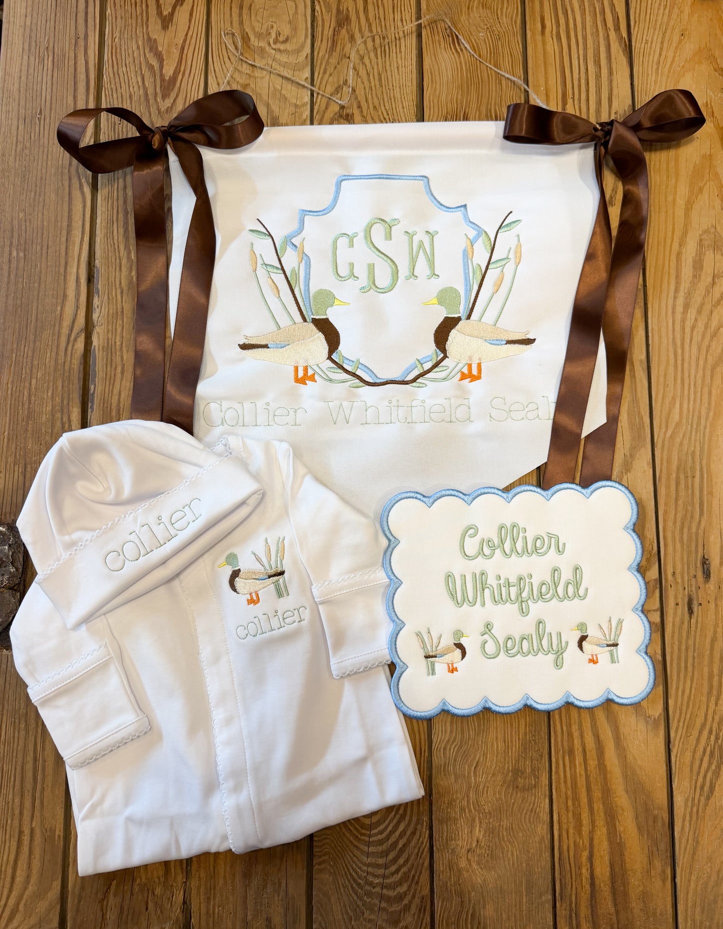 Personalized Mallard Baby Heirloom Collection