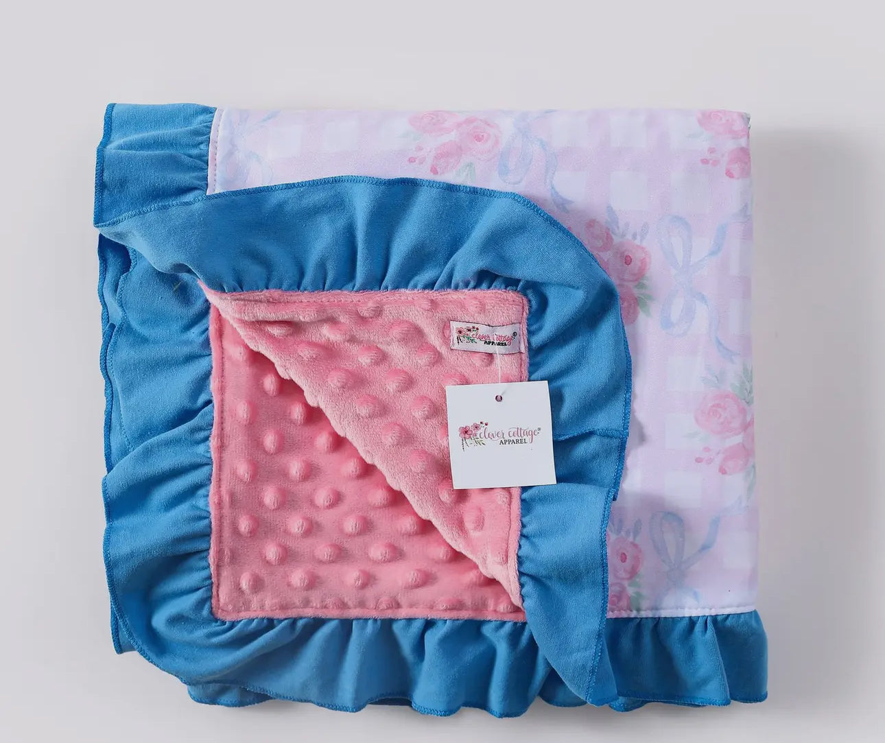Coquette Minky Dot Blanket