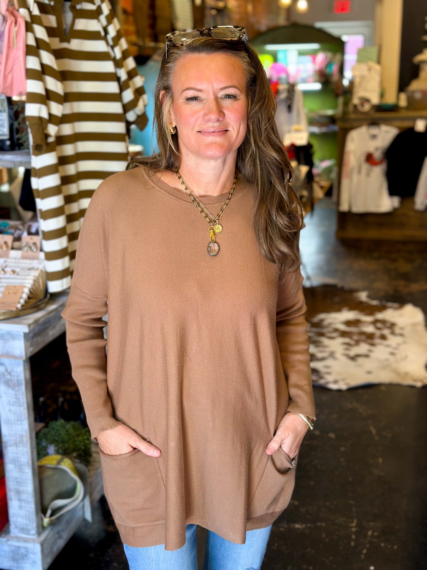 Camel Calley Sweater