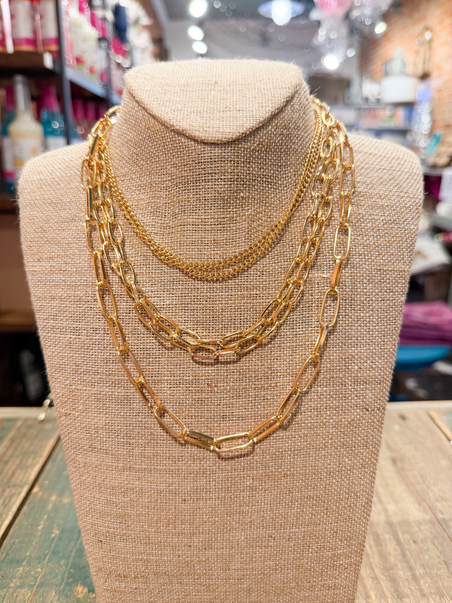 Lysa Layered Chain Necklace