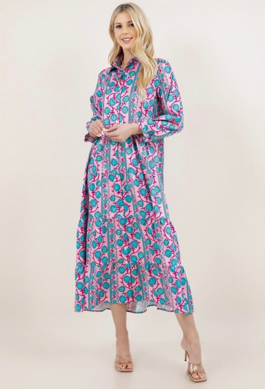 Southern Bloom Midi Dress