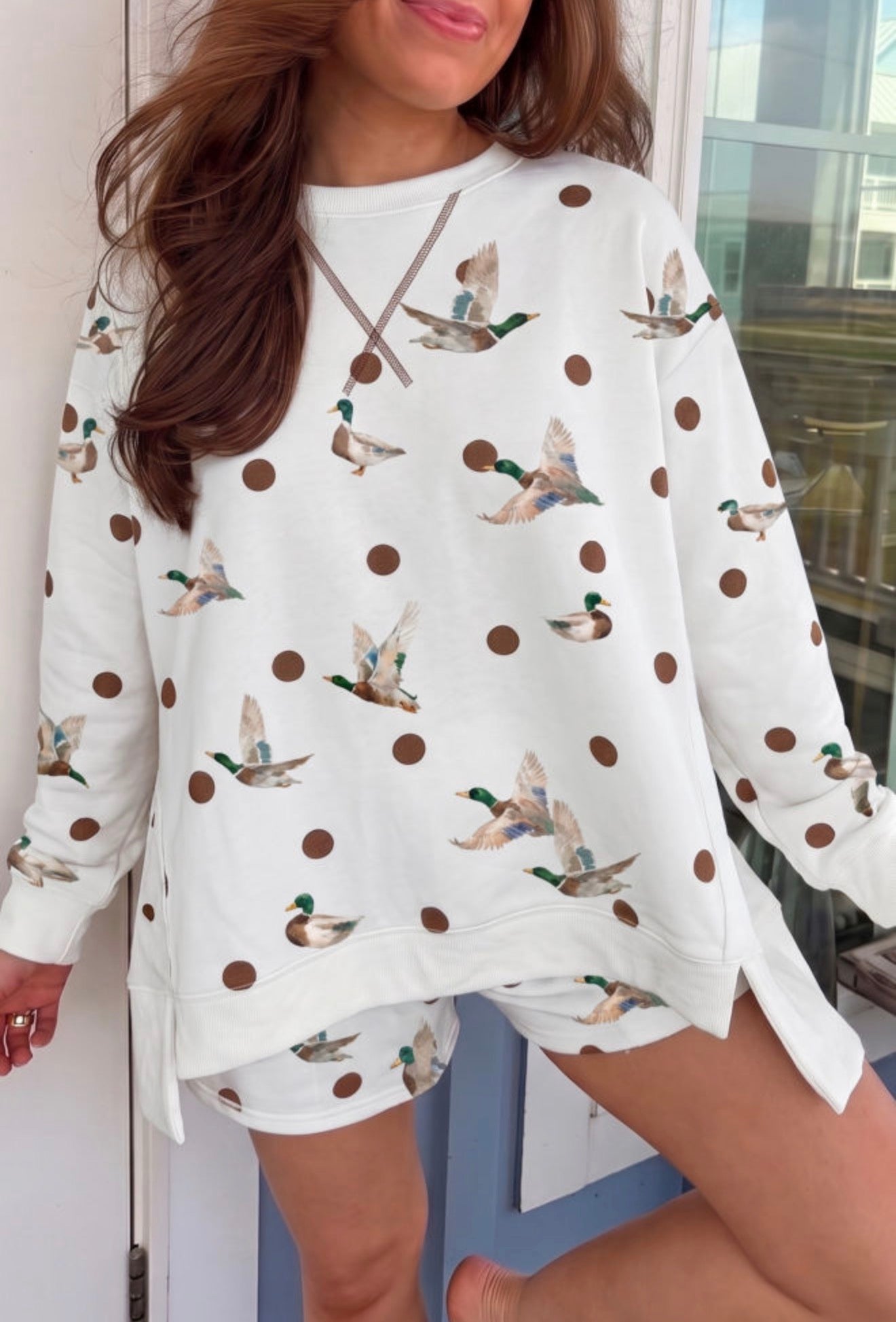 Mallard Polka Dot Short Set