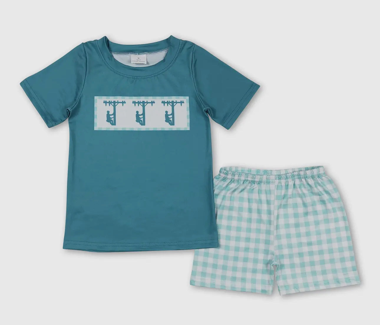 Lineman boys Shirt and Shorts Set