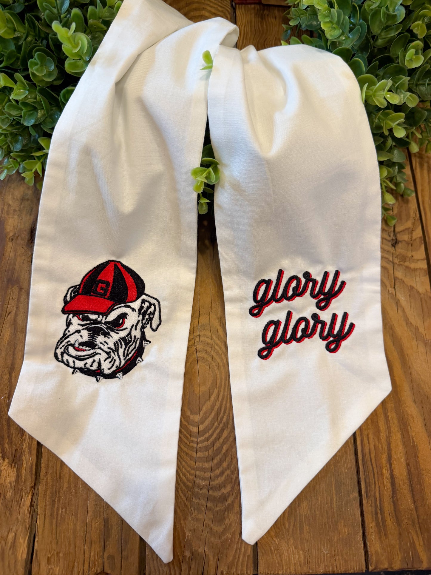 Georgia Wreath Sash