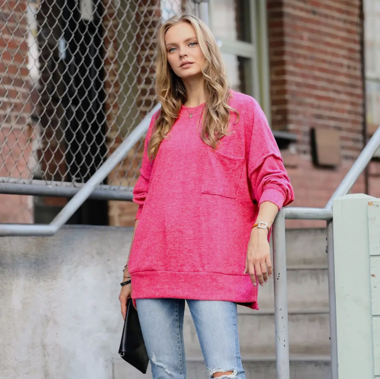 Pretty in Pink sweater