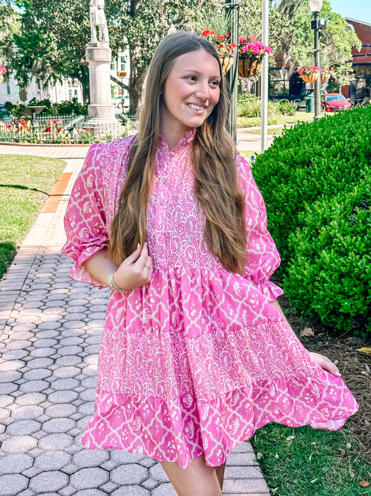 Summer Nights Pink Dress