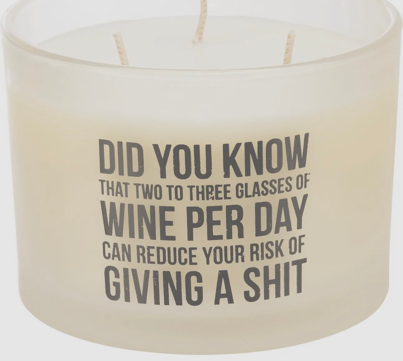 Two or Three Glasses of Wine Candle