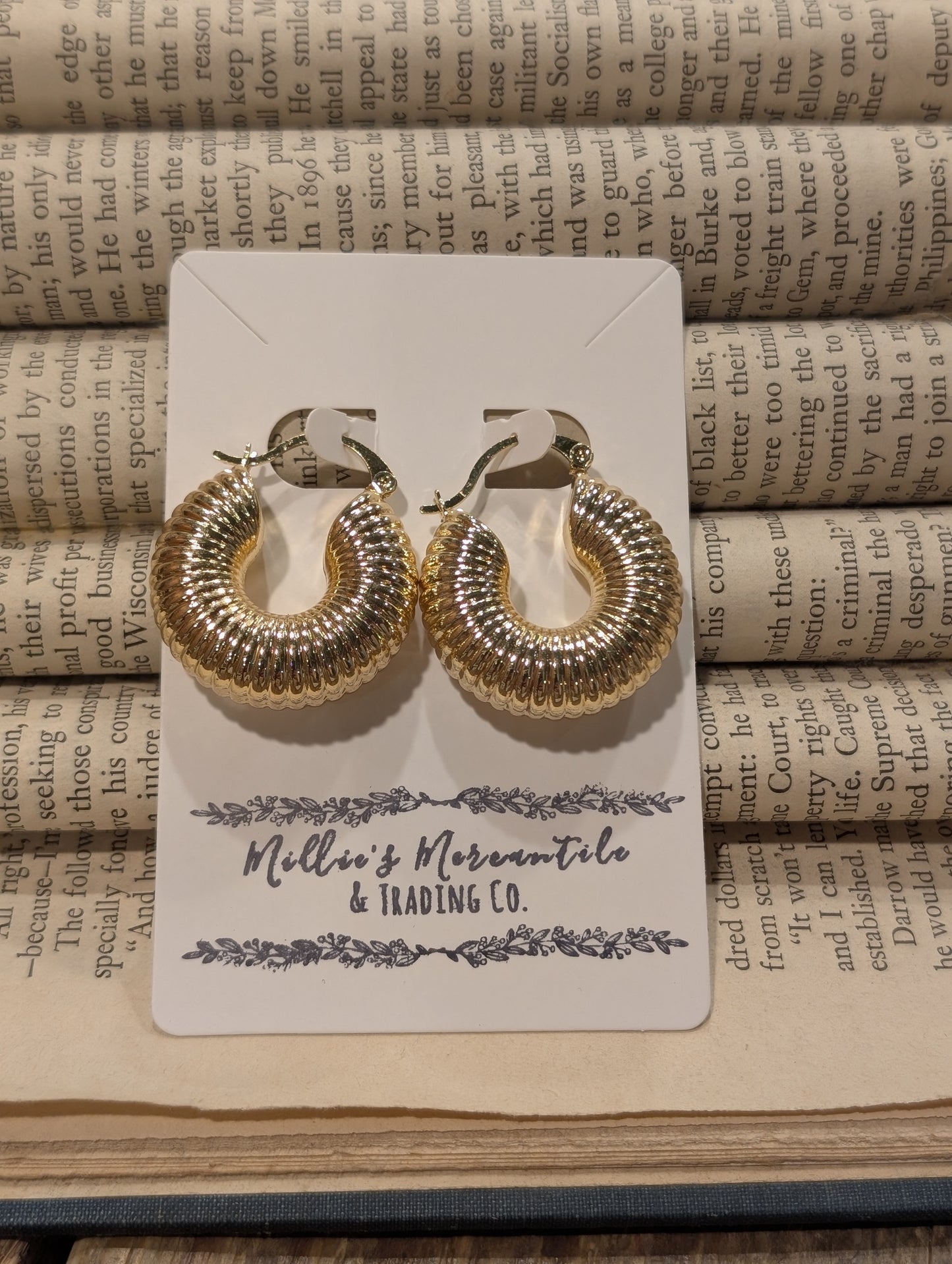 Rollie Pollie Gold Hoops