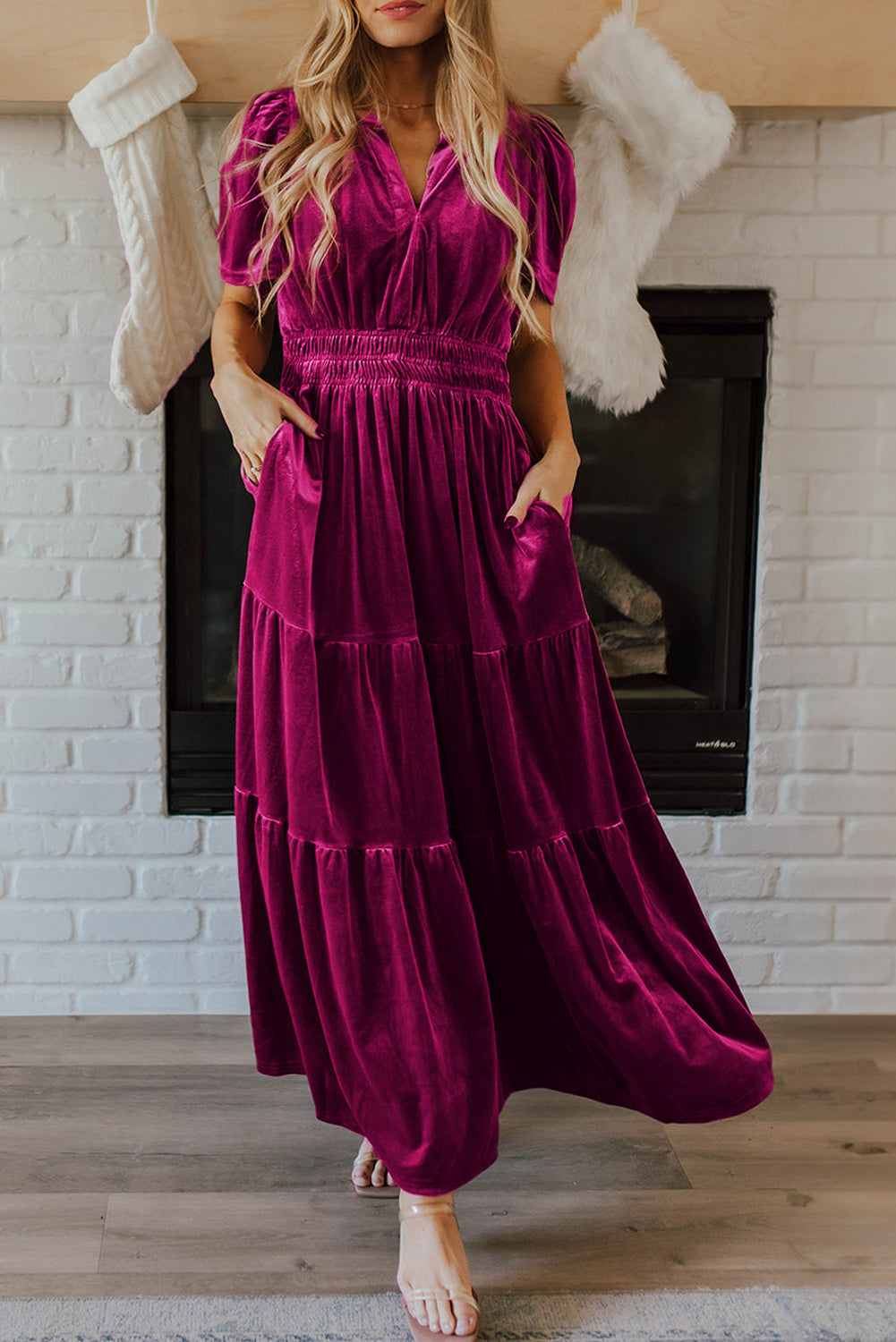 princess polly baby blue dress Burgundy Maxi Dresses for Women main image 0