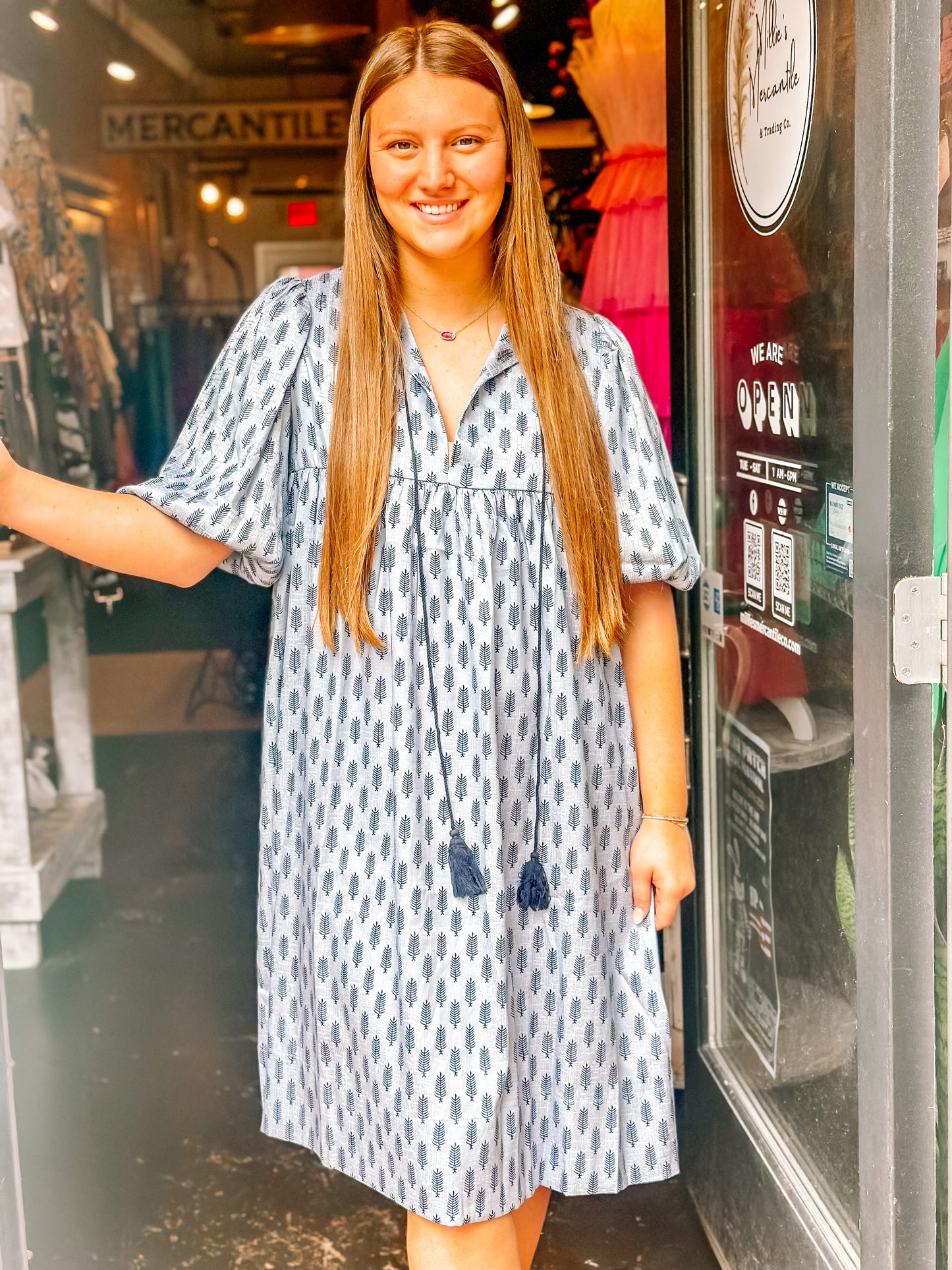 Rachael Puff Sleeve dress