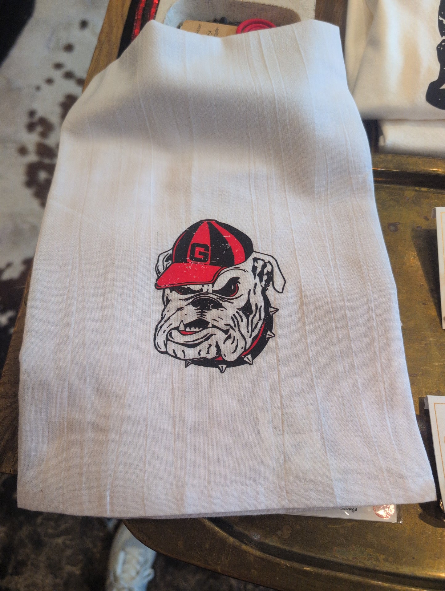Georgia Bulldogs Tea Towel