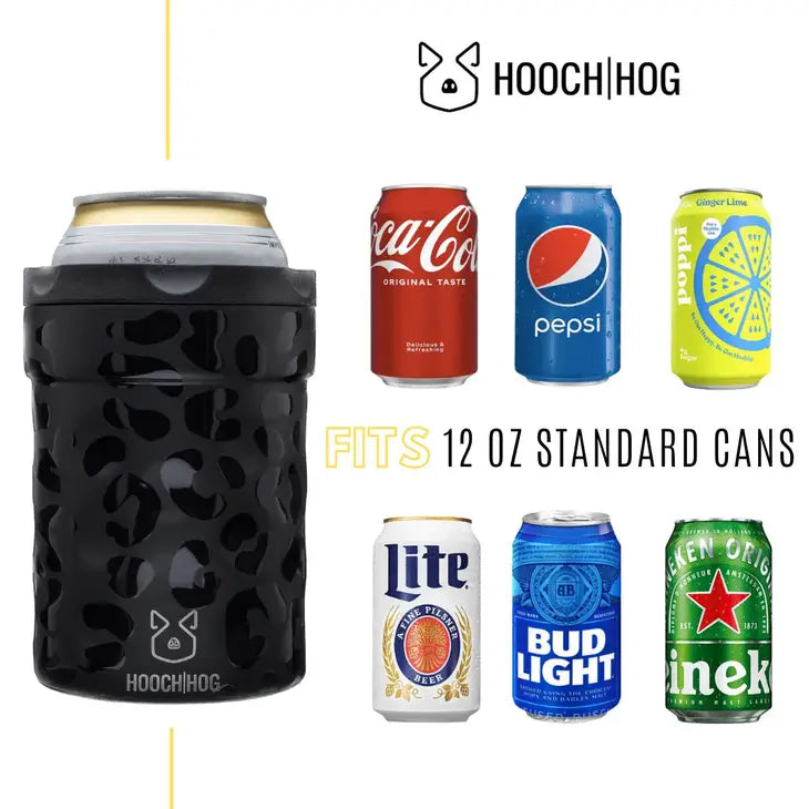 Shorty Can Cooler (Black Leopard)