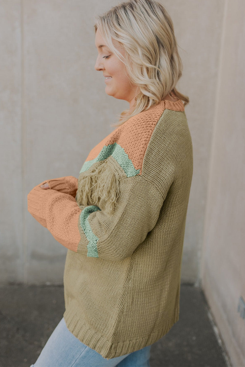 On The Fringe Sweater {Curvy} *
