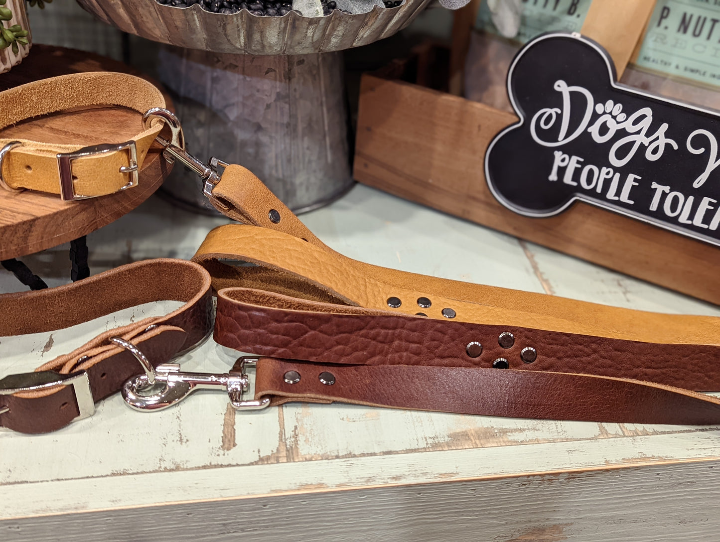 Grassfed Leather Dog Leash