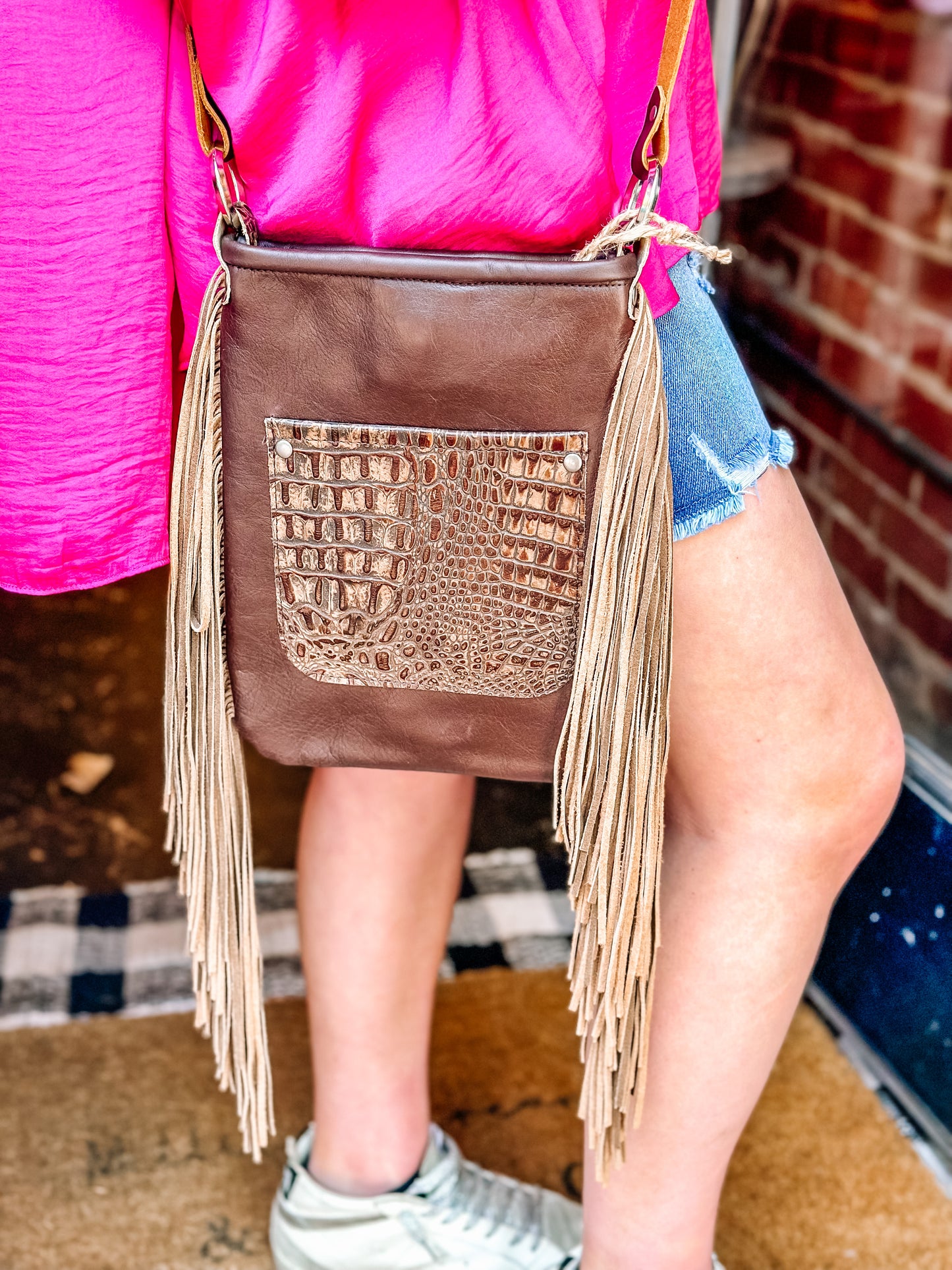 Sara Leather Crossbody