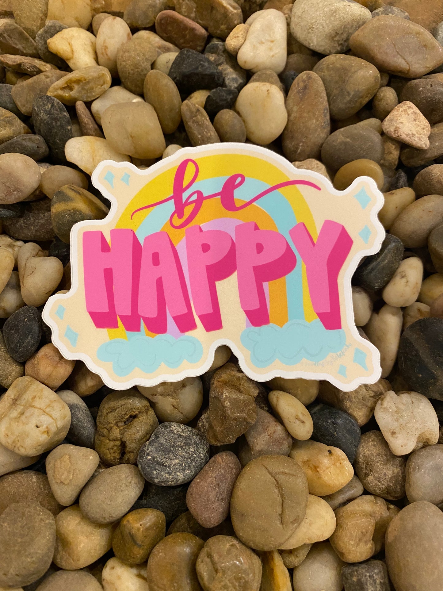 Be Happy Sticker