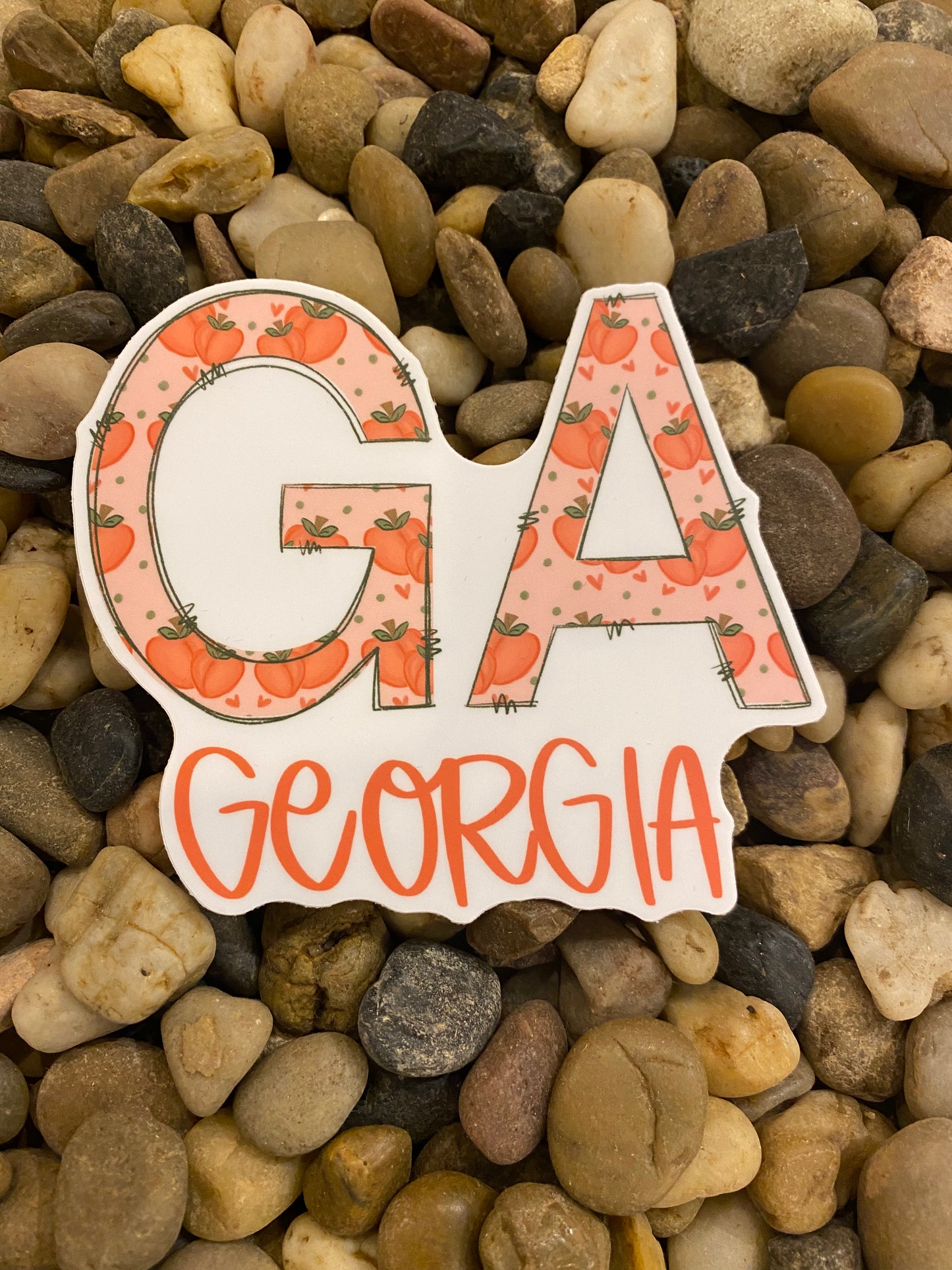 Floral GA Sticker