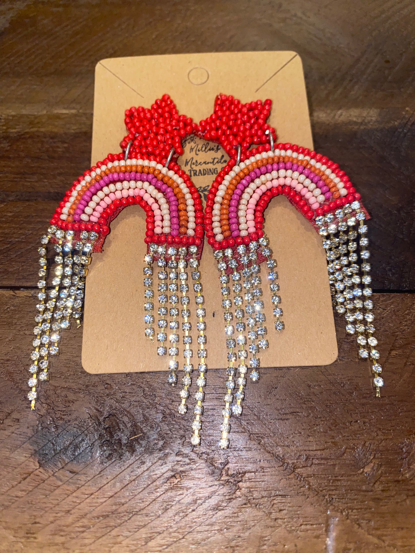 Walking on Sunshine Beaded Earrings