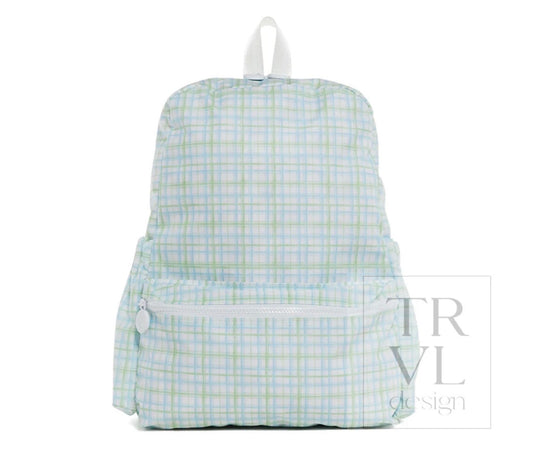 TRVL Backpacker (Classic Plaid Green)