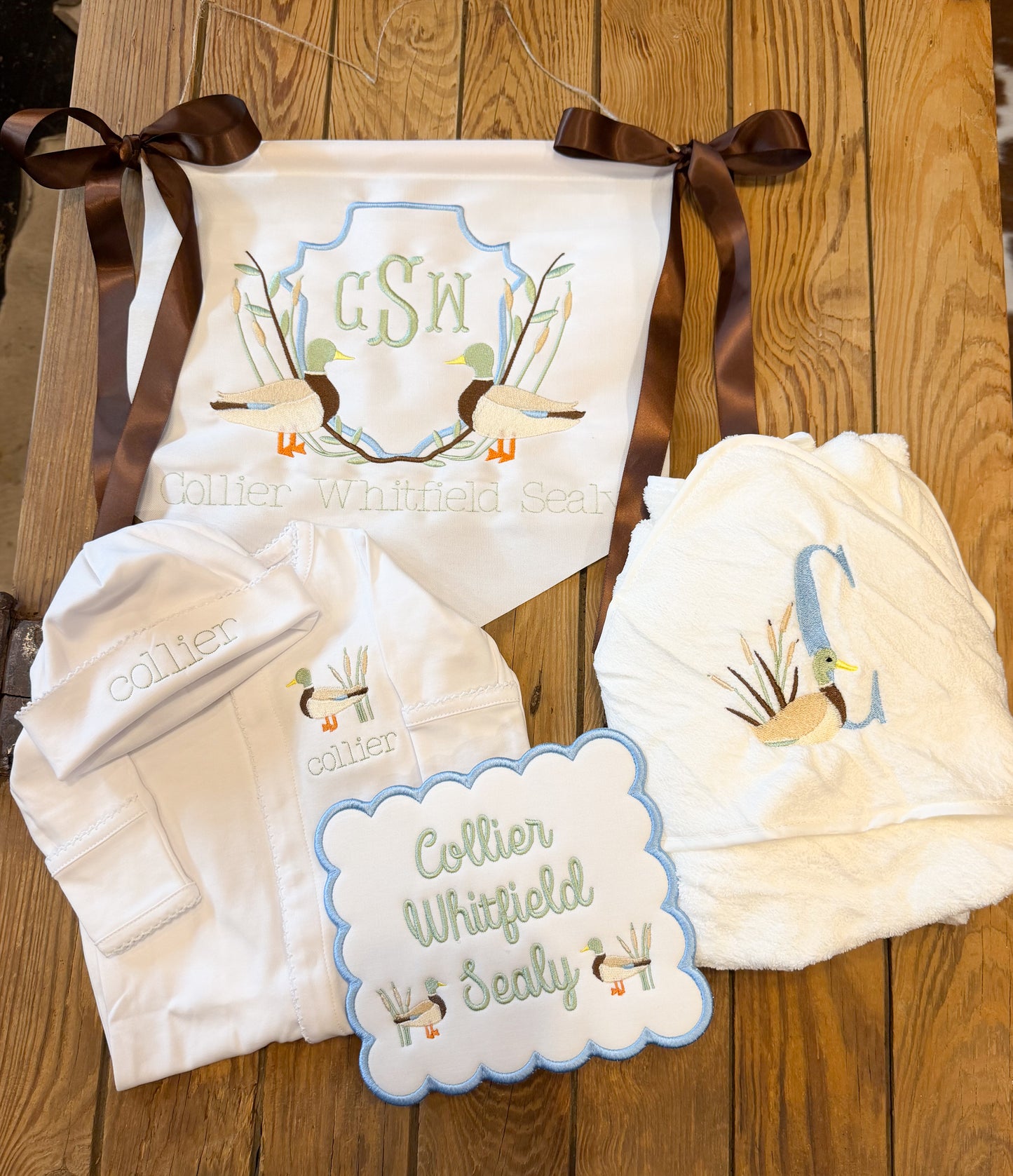 Personalized Mallard Baby Heirloom Collection