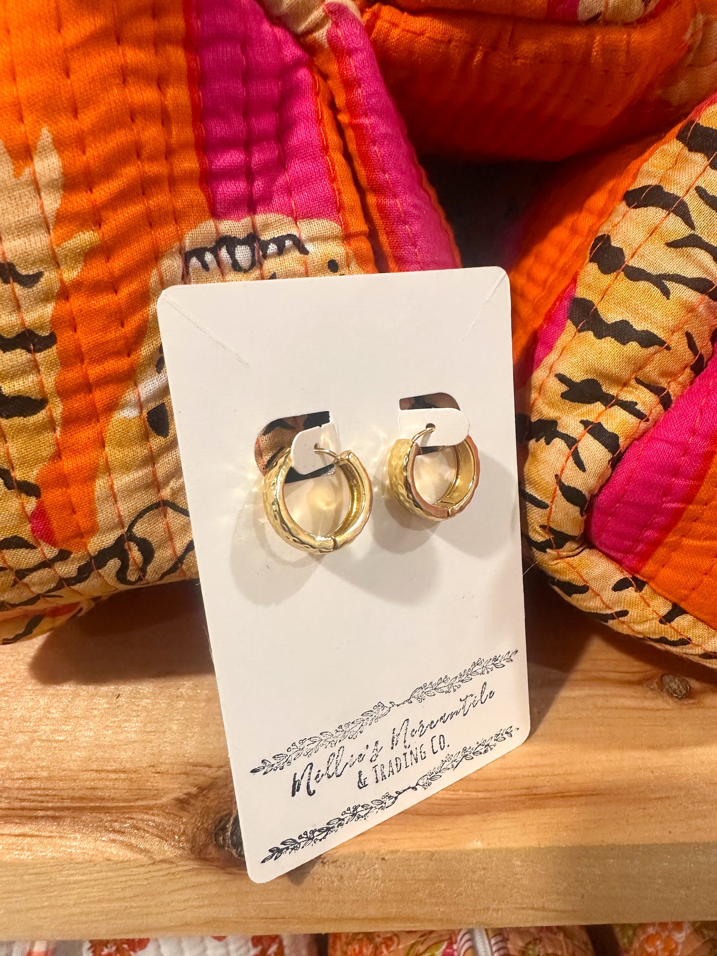 Mama's Favorite Gold Hoops