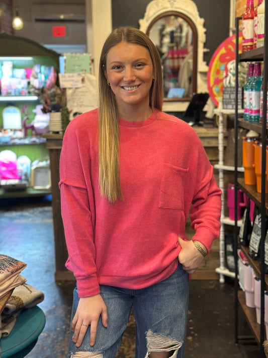 Pretty in Pink sweater