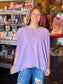 Lydia Lilac Oversized Top