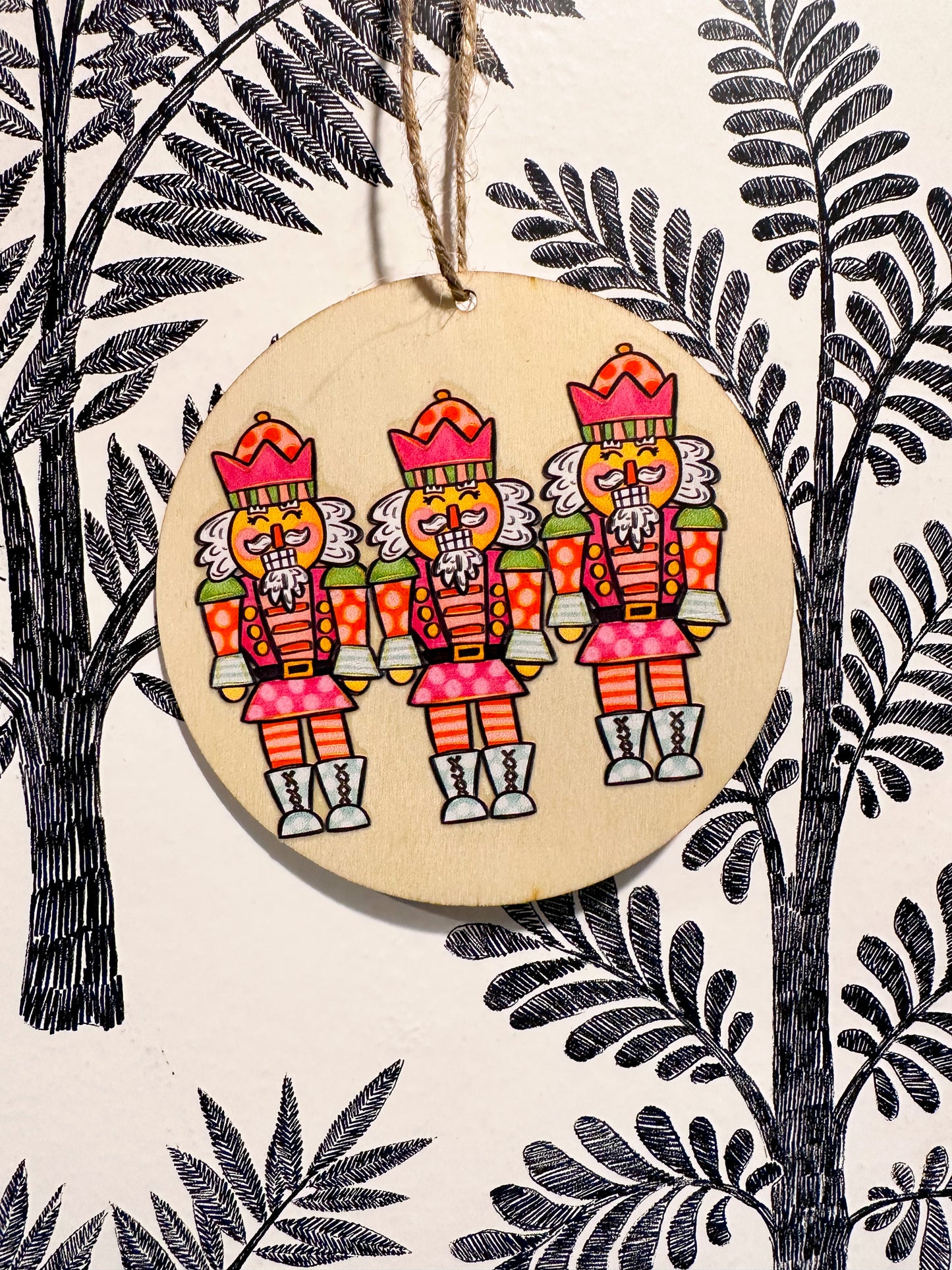 Bold Nutcrackers Ornament