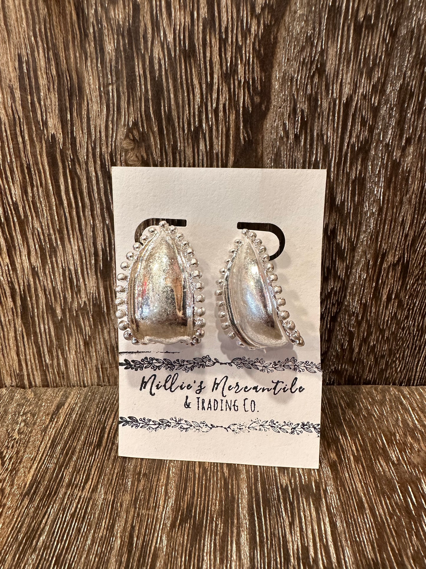 Silver Cowgirl Earrings