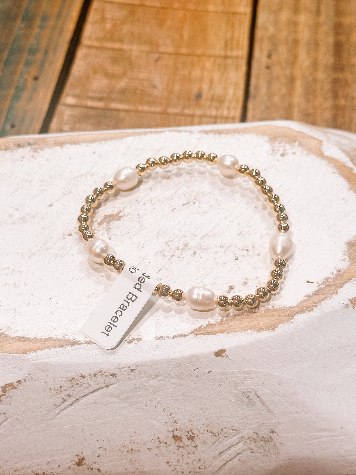 Ellie Pearl Beaded Bracelet