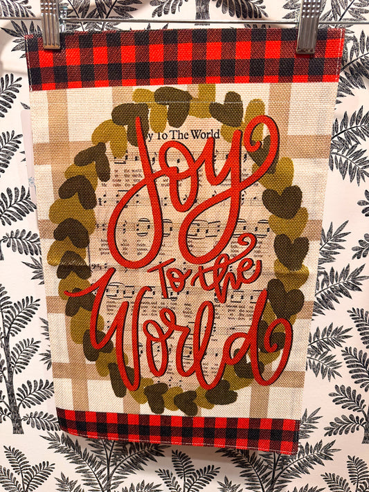 Joy to the World Garden Flag