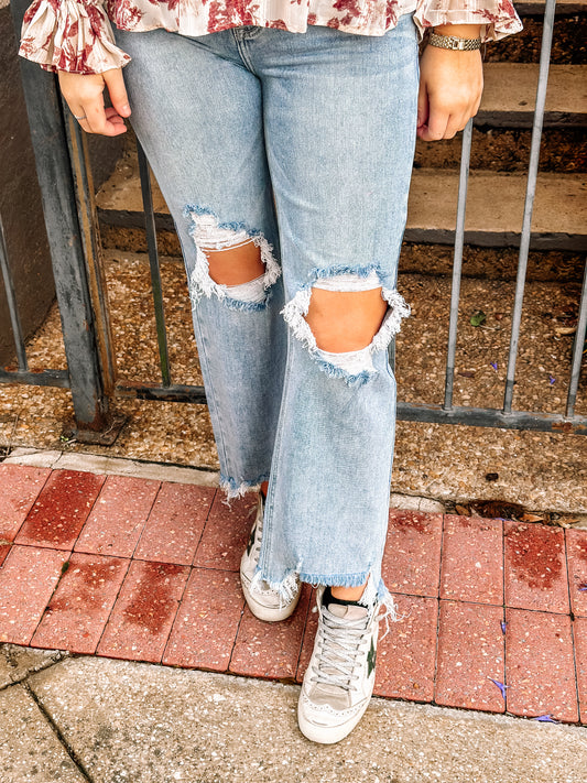 Sara Anne Risen High Rise Crop Jeans