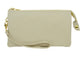 Gabbie Zippered Clutch (ivory)