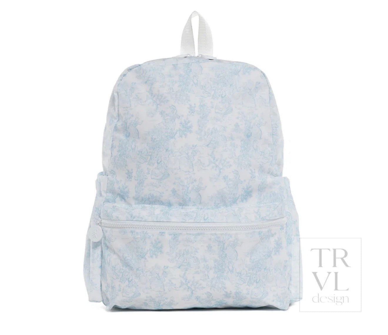 TRVL Backpacker (Bunny Toile Blue)