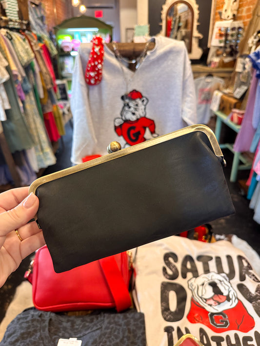 Karen Clutch Wallet (Black)