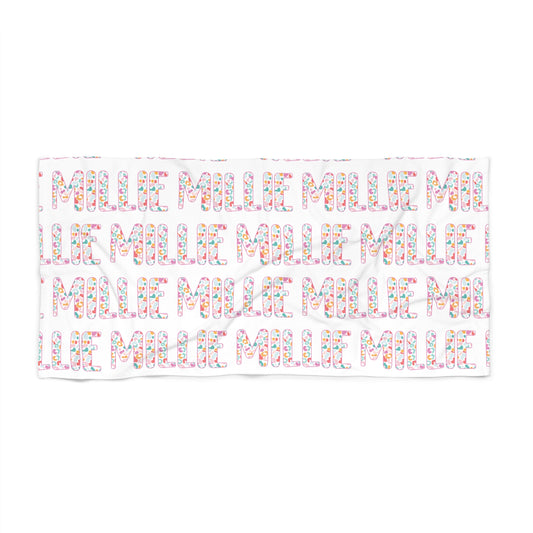 CUSTOM Name Beach Towel