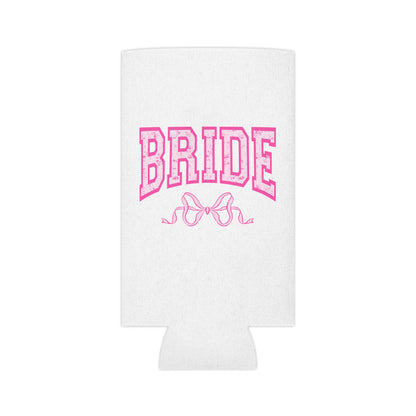 Bow Floral Bride Coozie