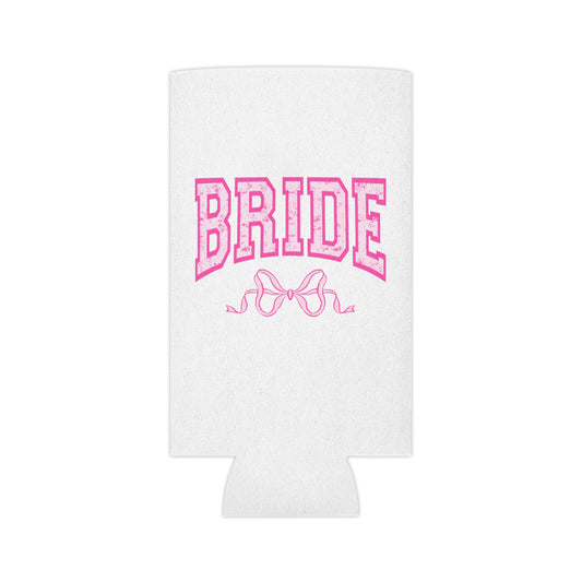 Bow Floral Bride Coozie