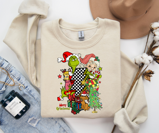 Christmas Checker Collage Tee