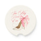 Coquette Bride Car Coaster