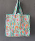 Sonia Block Printed Reversible Tote