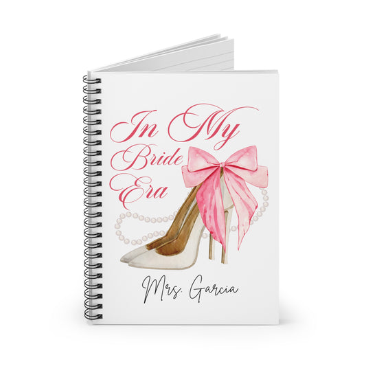 Custom Name Bridal Notebook