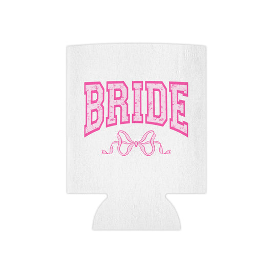 Bow Floral Bride Coozie
