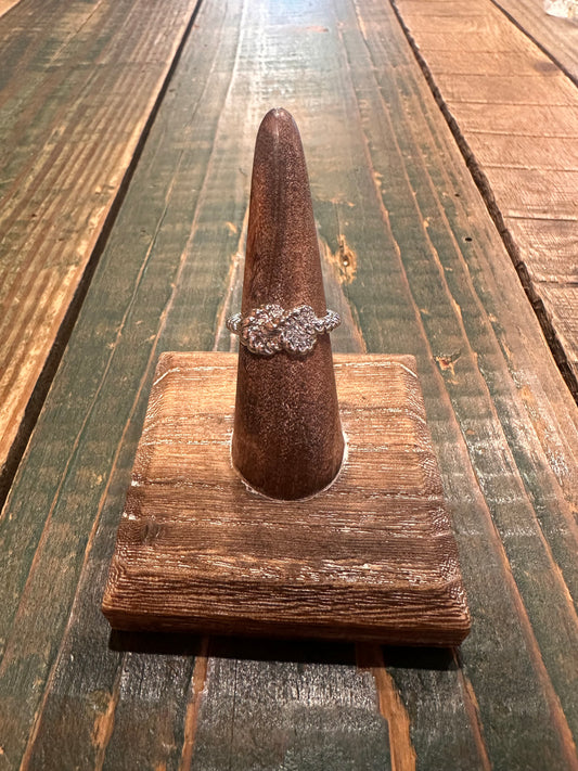 Silver Knotty Ring